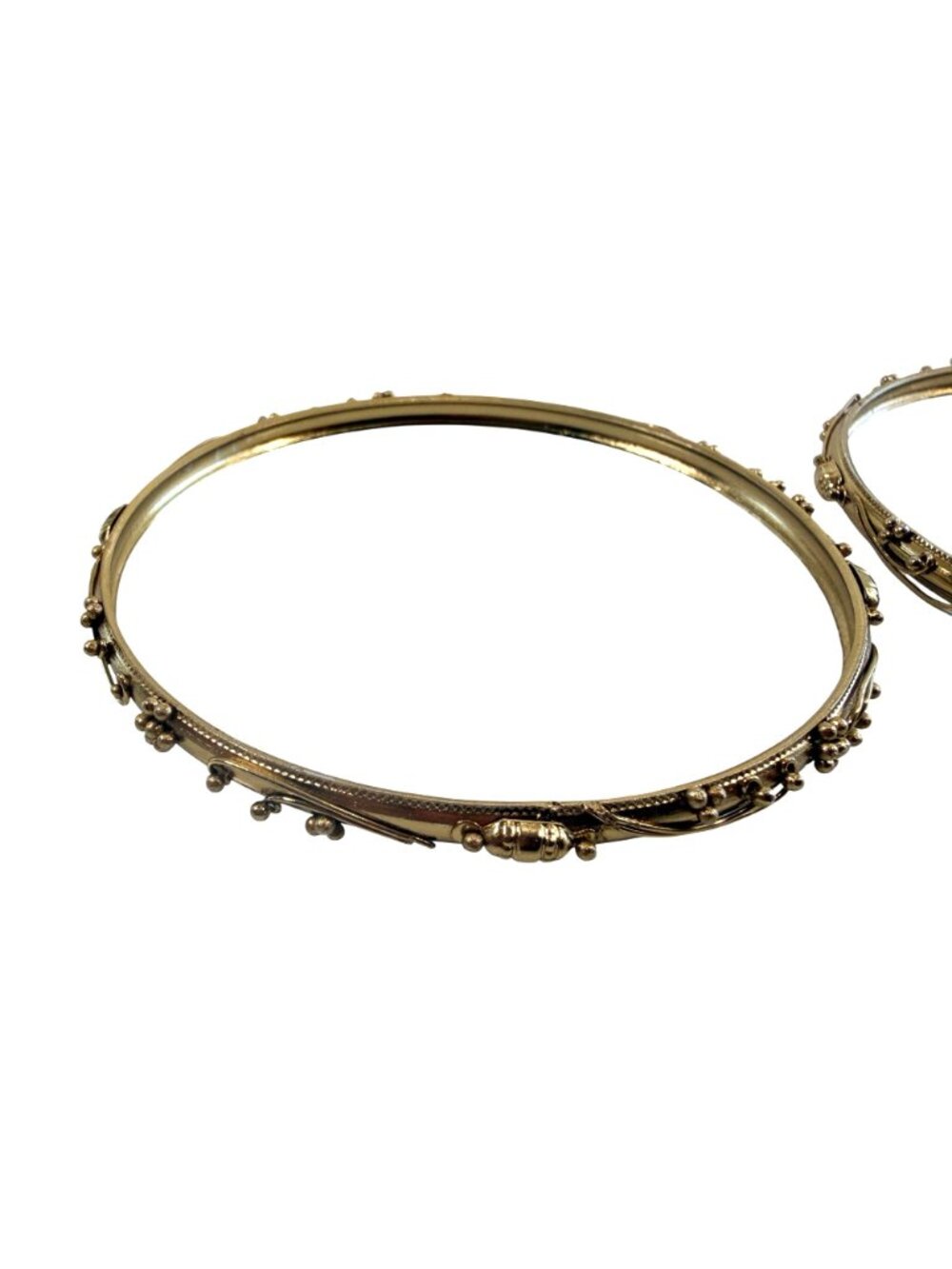 6 Indian Bollywood Gold Bangle Bracelets Multicolor Beads & Dangling Charms - Picture 11 of 15